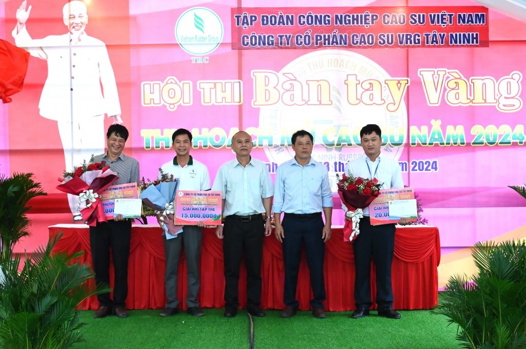 Nông trường Bến Củi giải nhất Hội thi Bàn tay vàng Cao su Tây Ninh